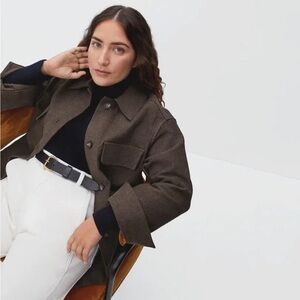 Everlane Chocolate Brown Shacket